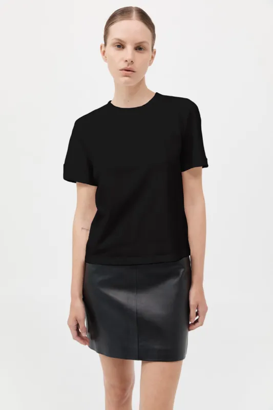 Organic Cotton Classic Tee - Black sold by St. Agni