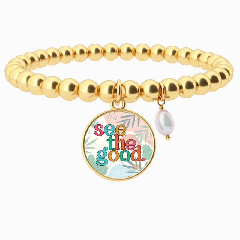 See The Good - Beaded Bracelet sold by Faithful and Co.