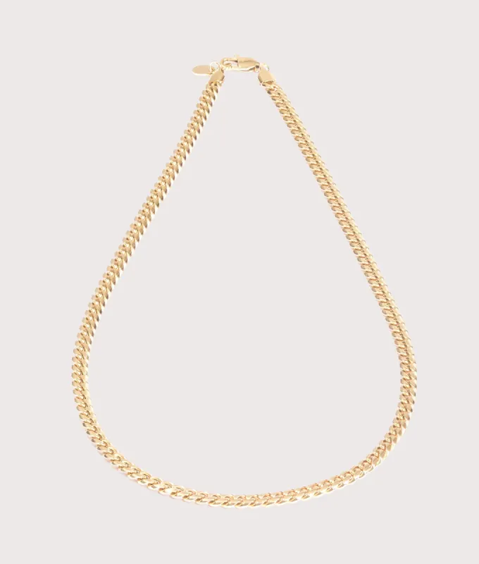 18K Gold Plated Cuban Link Necklace 6mm 22" sold by EQVVS