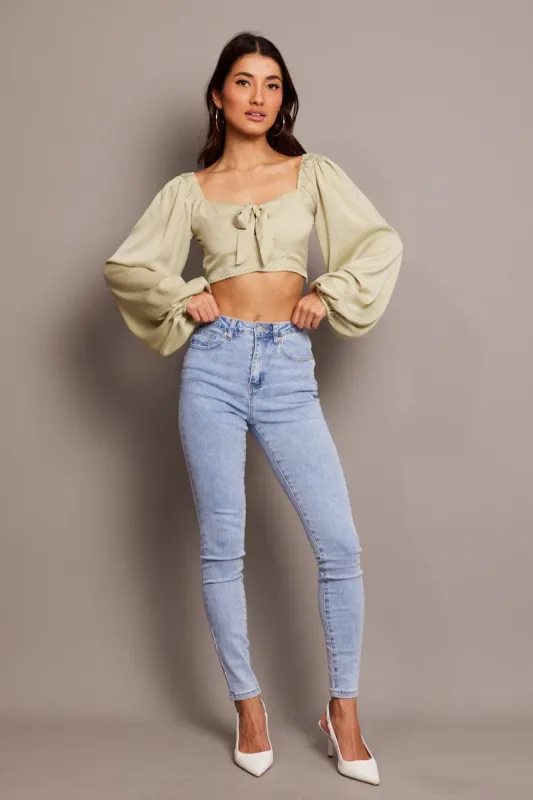 Denim Skinny Jean High Rise sold by Ally Fashion