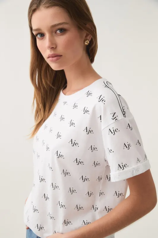 Ratio Logo Heritage Tee sold by Aje