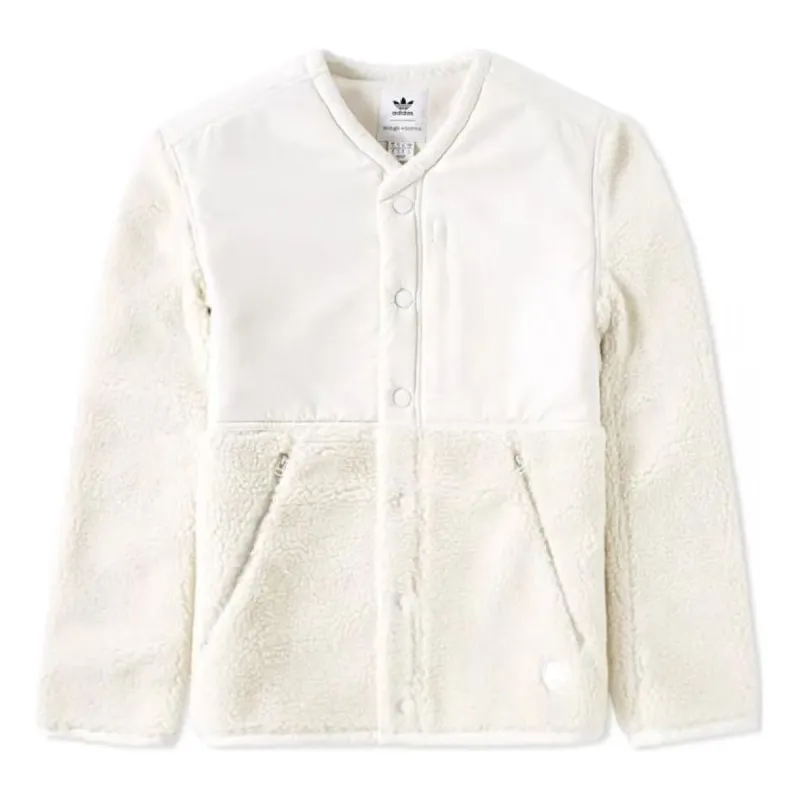 adidas x WIings Horns Sherpa Jacket 'White' AZ1490 sold by KicksCrew