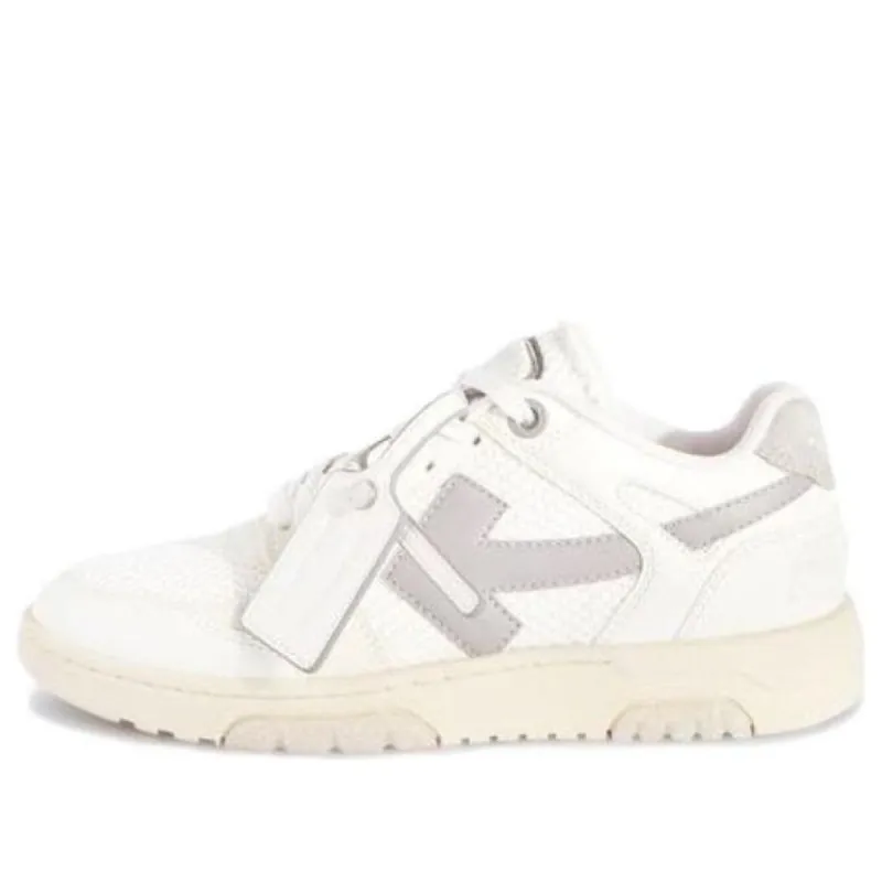 (WMNS) Off-White Out Of Office OOO Low Tops 'White Grey' OWIA276S24LEA0010109 sold by KicksCrew