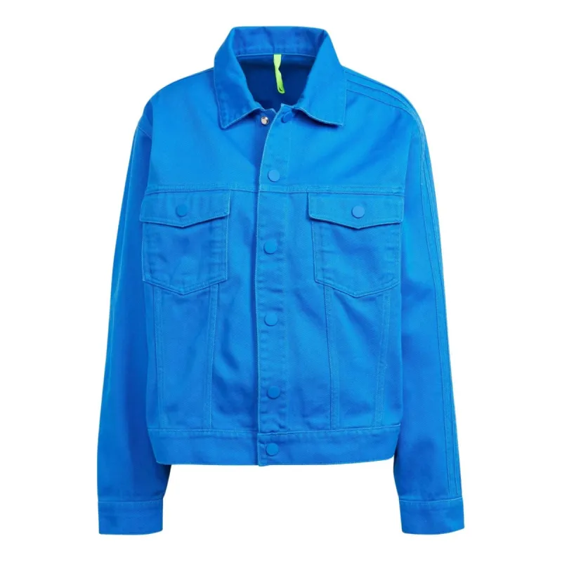 (WMNS) adidas Kseniaschnaider 3-Stripes Dyed Jacket 'Blue' IU2460 sold by KicksCrew