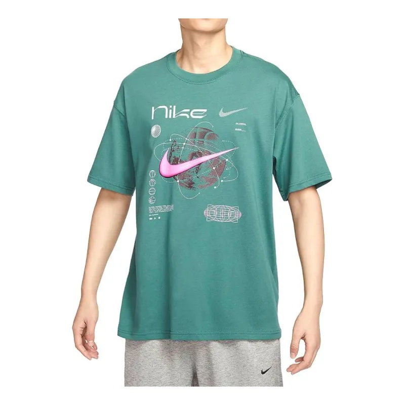 Nike Max90 Basketball T-Shirt 'Green' FV8419-361 sold by KicksCrew