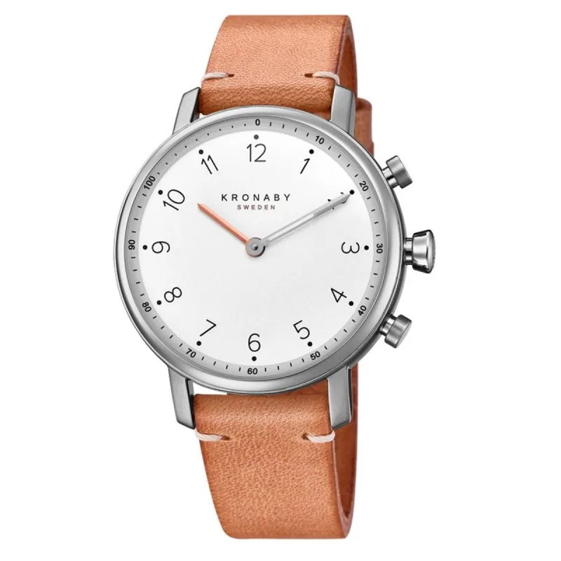 Kronaby S0712/1 Women's Nord Smartwatch Beige Leather sold by H.S. Johnson