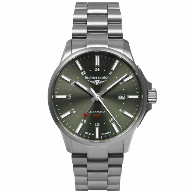 Bauhaus Aviation 2868M4 Men's GMT Automatic Wristwatch sold by H.S. Johnson