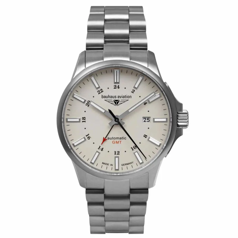 Bauhaus Aviation 2868M5 Men's GMT Automatic Wristwatch sold by H.S. Johnson
