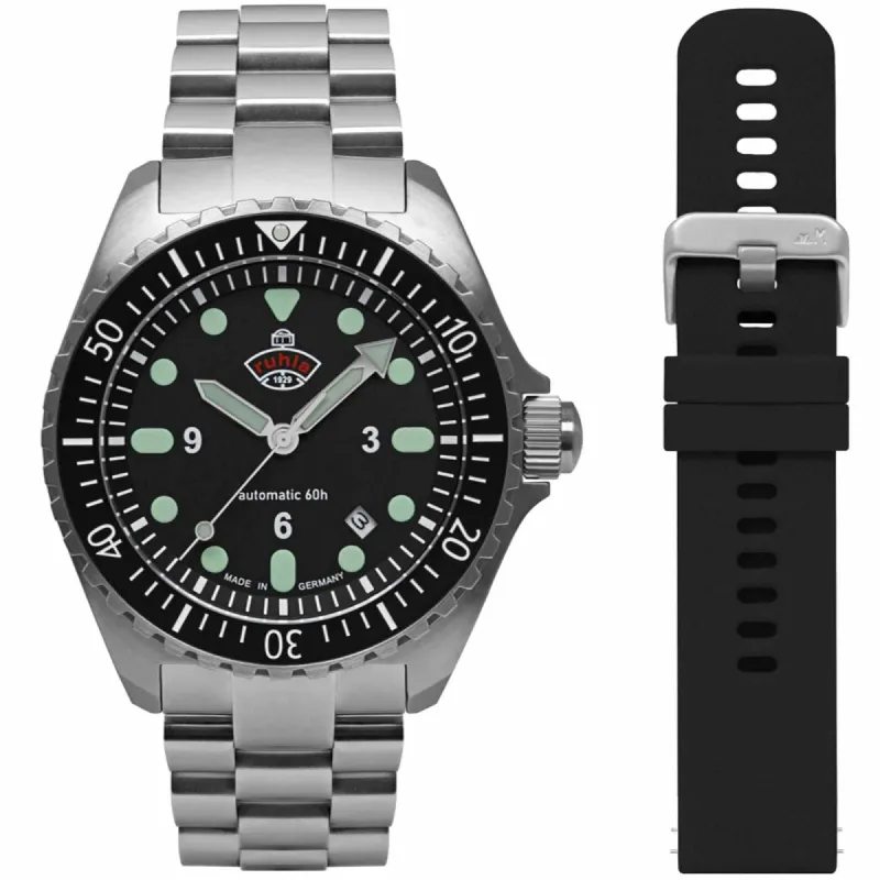 Ruhla 4960M5-set Men's NVA Kommando Minentaucher Wristwatch sold by H.S. Johnson
