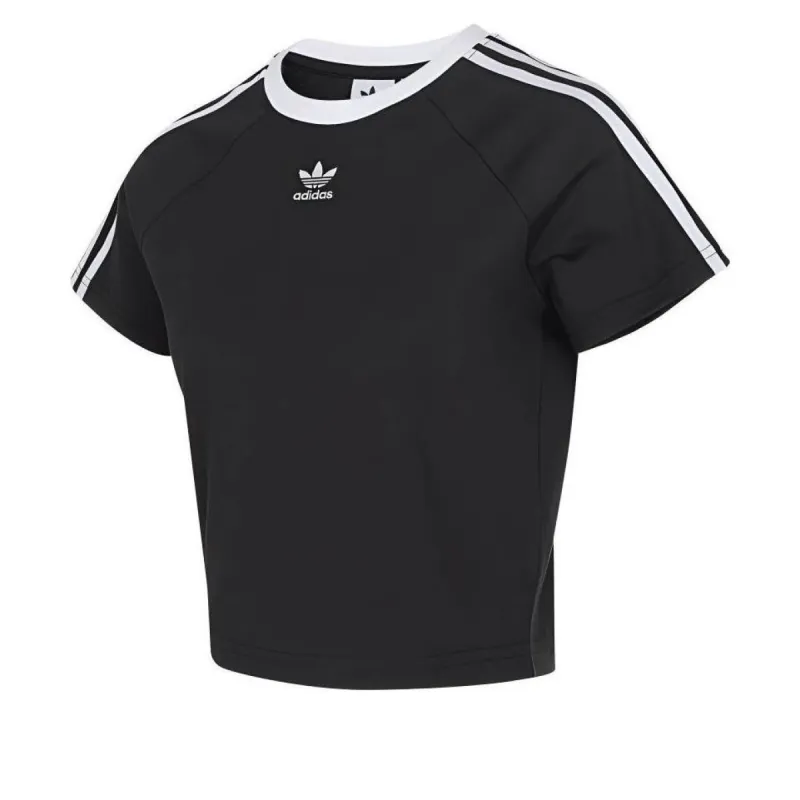 ★adidas★ 3S Cali Short Sleeve Tee Black JC8703 3-Stripes Cali Short Sleeve Tee - Black | adidas Hong Kong