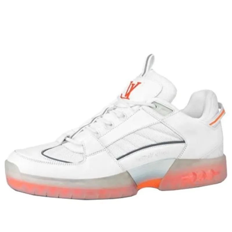 LOUIS VUITTON A View Sneakers 'White Orange' 1A8J1T sold by KicksCrew