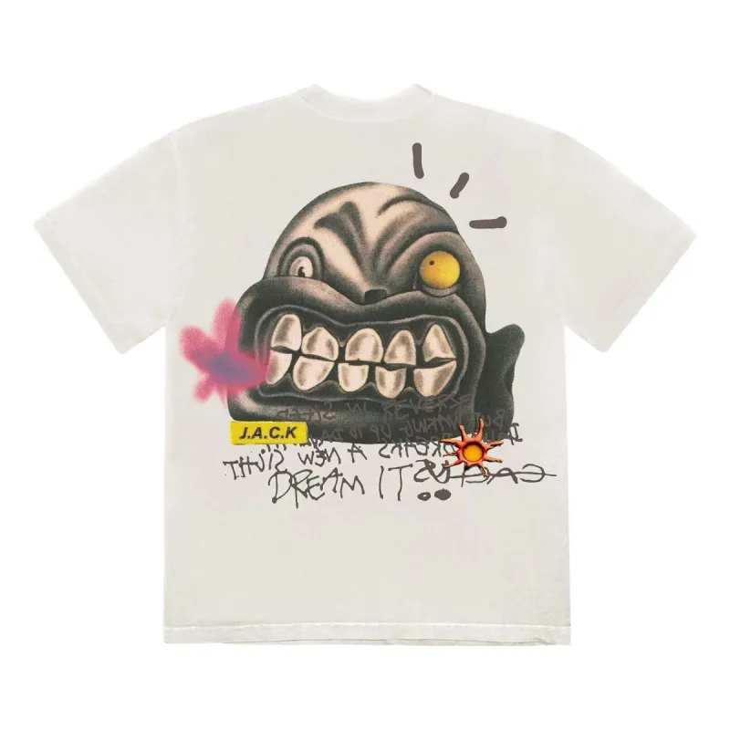 Travis Scott Cactus Jack SS22 Dream It T-shirt 'Natural' CJFN-SS67 sold by KicksCrew