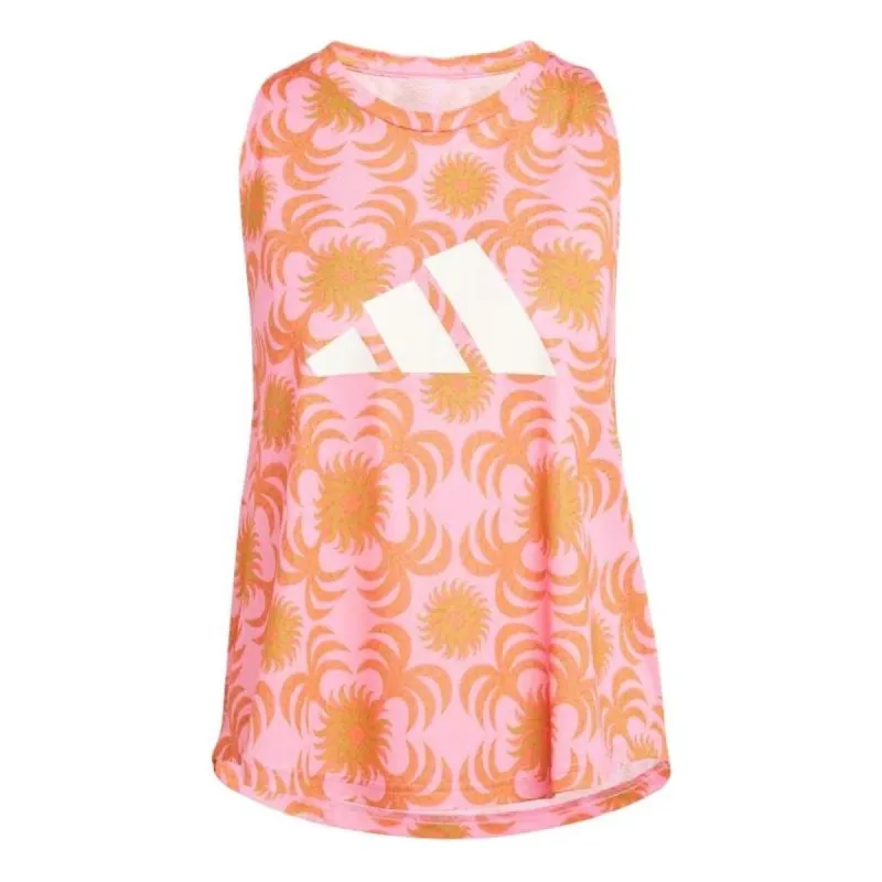 (WMNS) adidas x FARM Rio Training Tank 'Pink Orange' IQ4495 sold by KicksCrew
