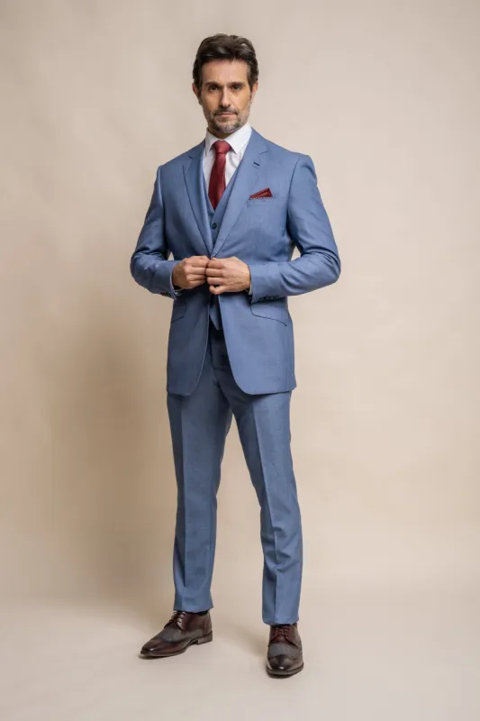Blue Jay Regular Three Piece Suit sold by House of Cavani