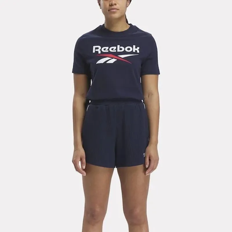 REEBOK WOMEN'S IDENTITY BIG LOGO NAVY TEE sold by INSPORT