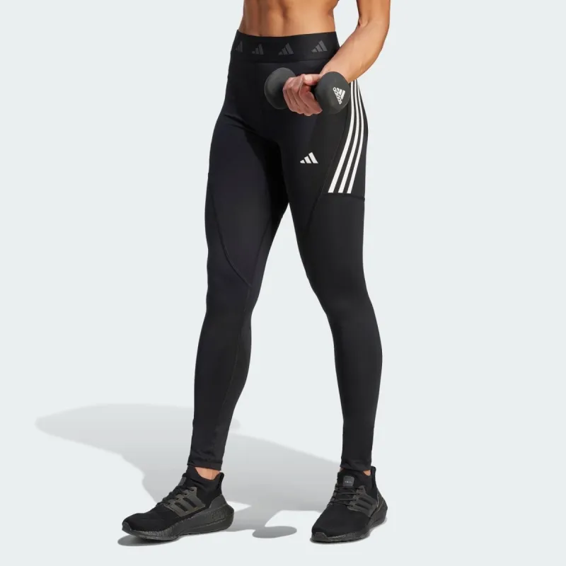 ADIDAS WOMEN'S TECHFIT HYPERGLAM BLACK TIGHTS sold by INSPORT