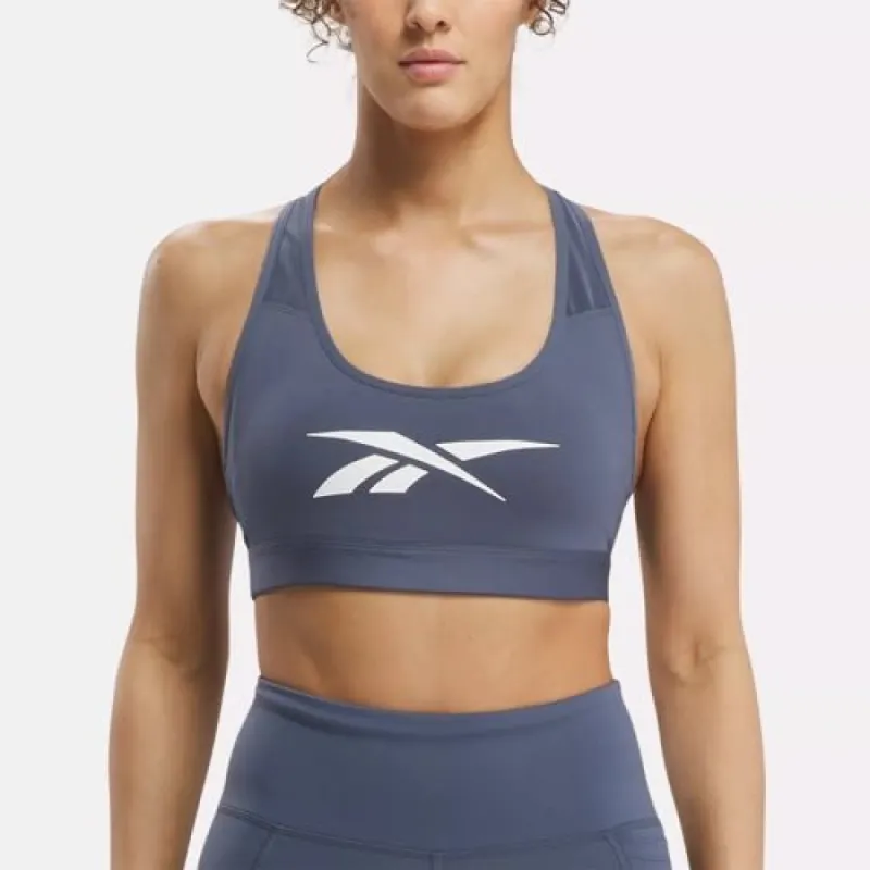 REEBOK WOMEN'S LUX VECTOR RACER BLUE SPORTS BRA sold by INSPORT