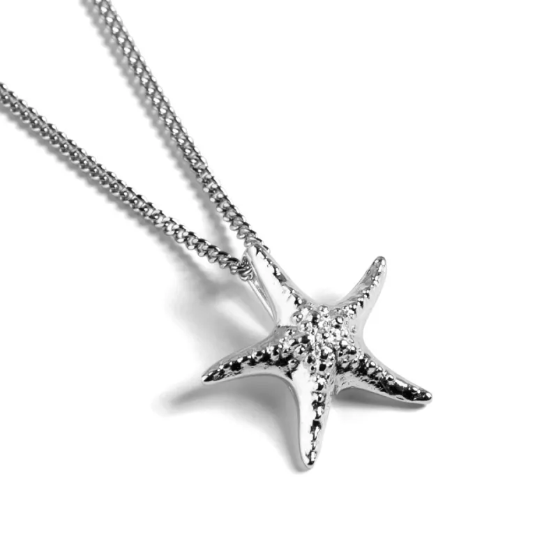 Starfish Necklace in Silver sold by Henryka