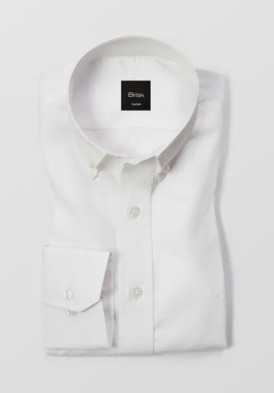 White Oxford Shirt sold by Brisk Shirts