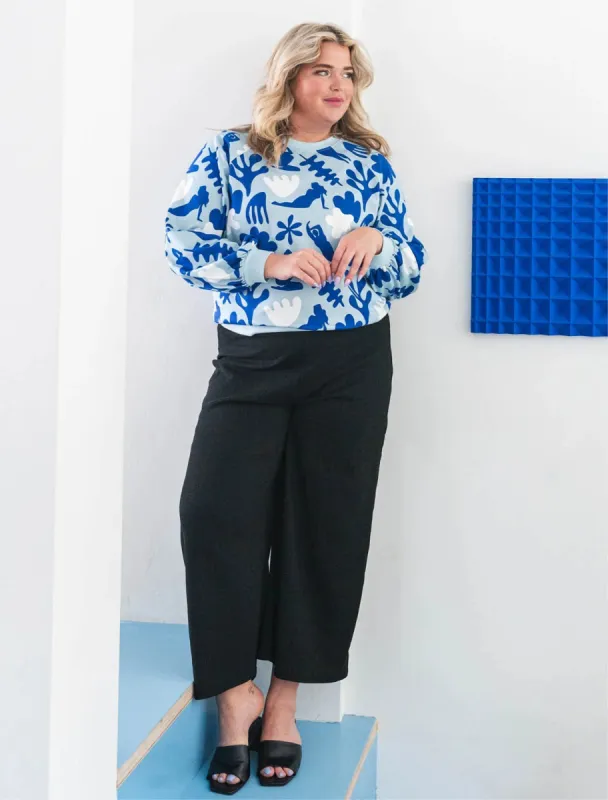 Rita Sweater Vedenalaista Blue sold by Ivalo.com