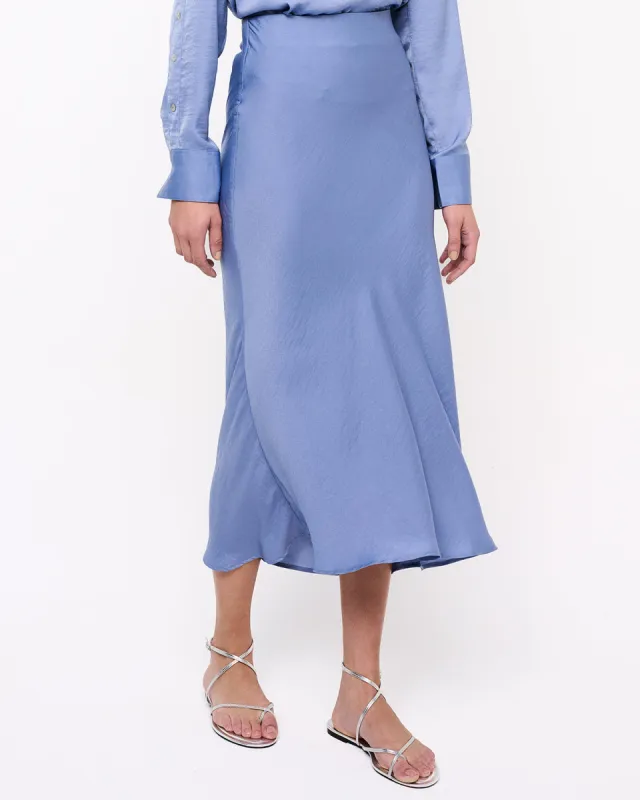 Indigo Midi Skirt Blue sold by Ivalo.com
