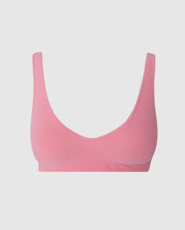Scoop Bikini Top Pink sold by Ivalo.com