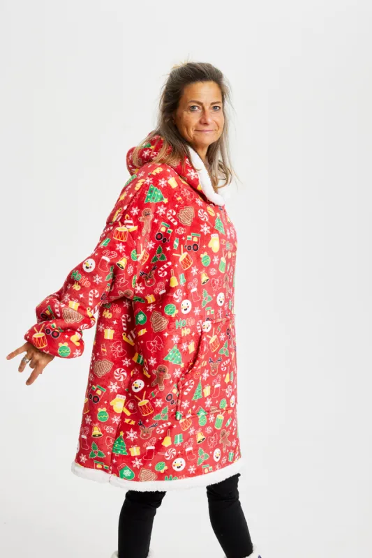 Crazy dreamhoodie red dreamhoodie sold by Christmas Sweats