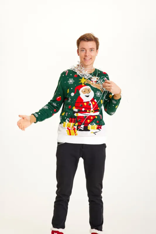 Santa Christmas Star - Men sold by Christmas Sweats