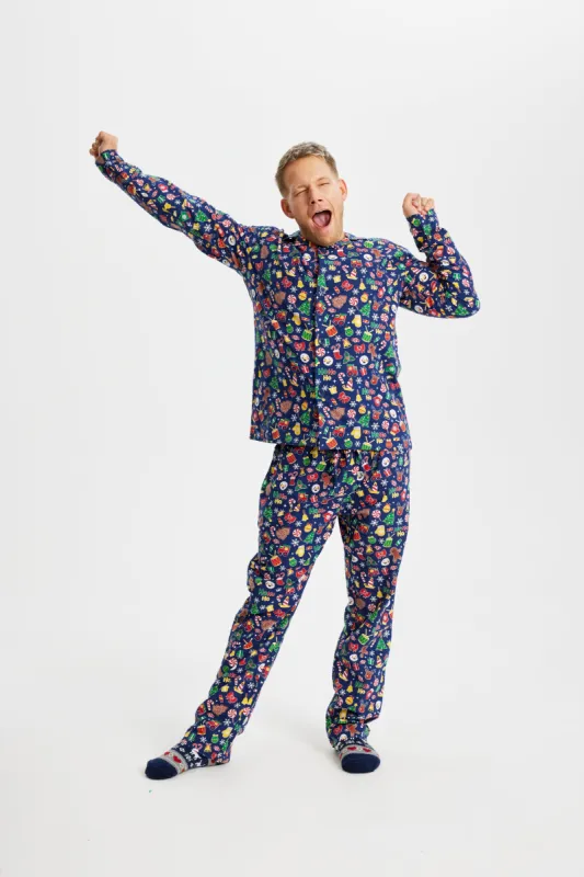 Crazy Christmas Pajamas Flannel - Men sold by Christmas Sweats