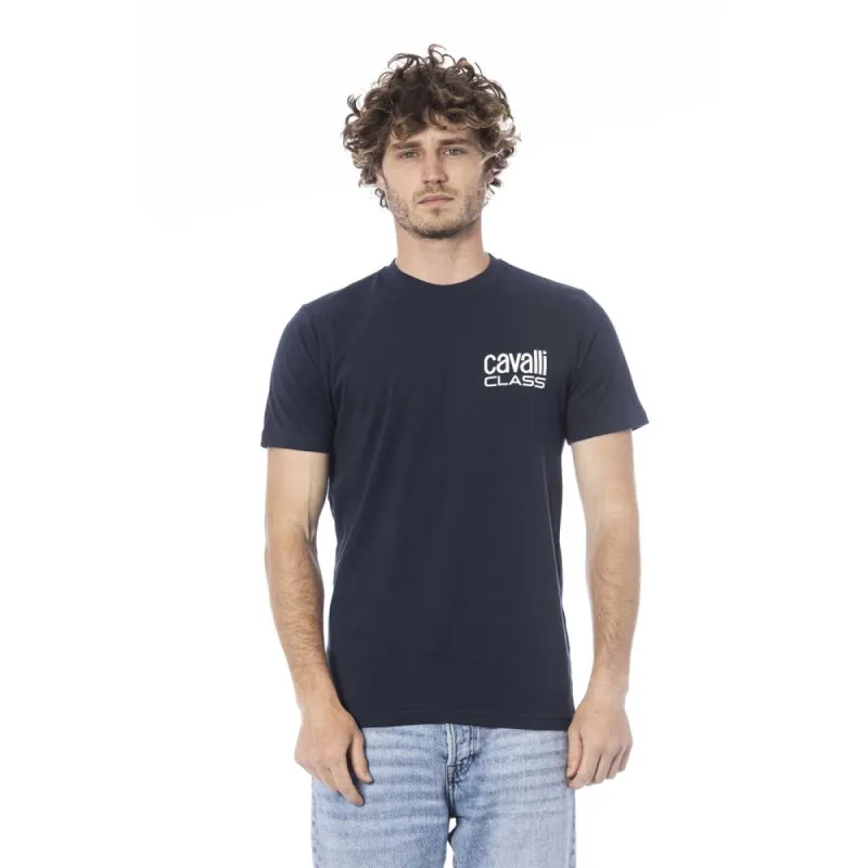Blue Cotton Men T-Shirt sold by Louxly