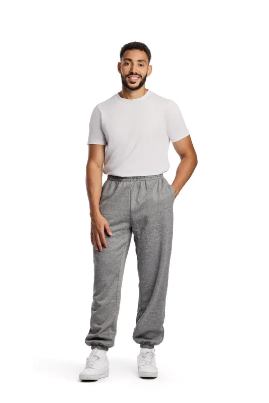 Men’s premium fleece sweatpants in Granite sold by Lazypants