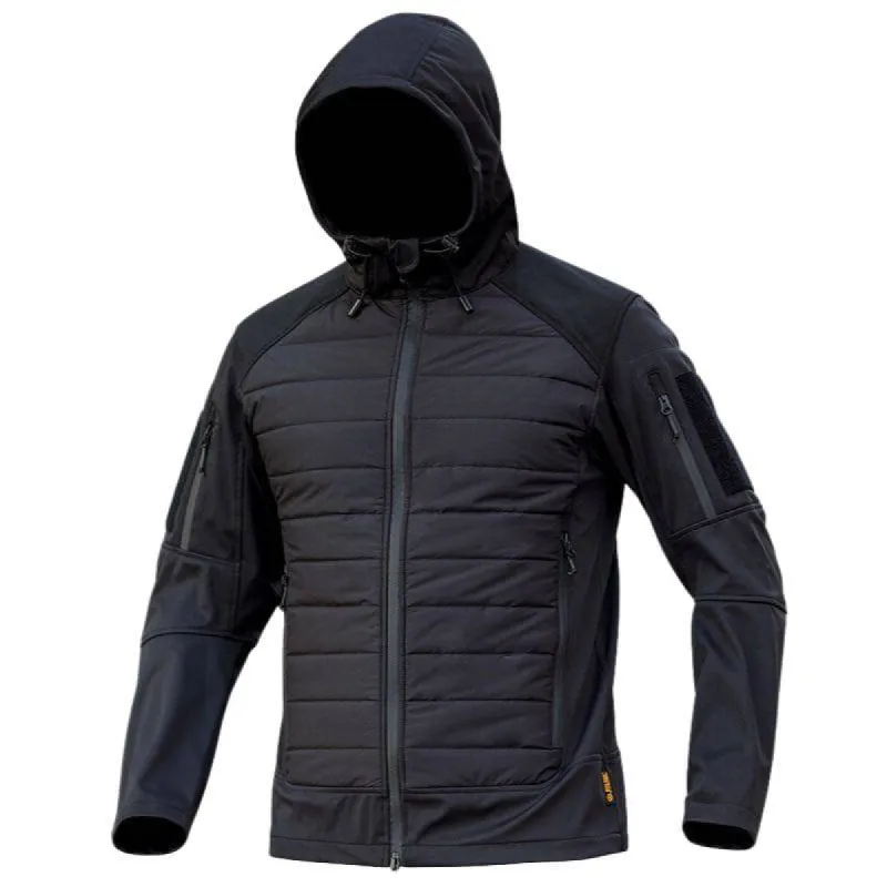 Men's Winter Warm Insulation Quilted Softshell Hoodie Jacket sold by Freesoldier