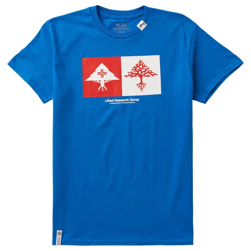 DOUBLE UP TREE TEE - ROYAL BLUE sold by Lrg