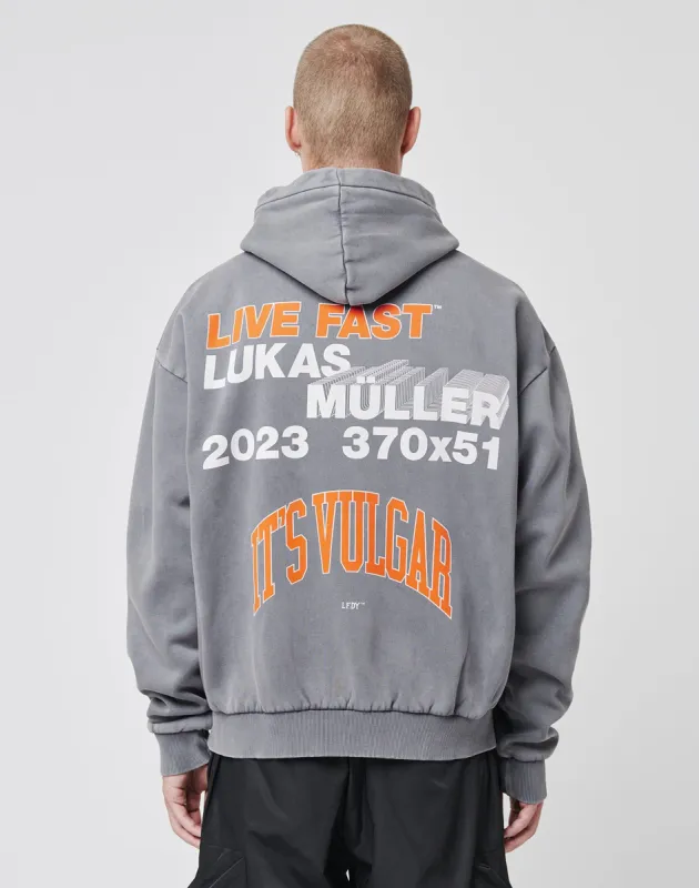 It's Vulgar Hooded sold by Live Fast Die Young
