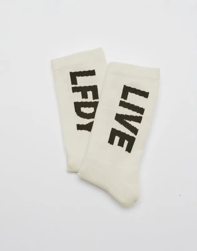 Basic Typo Socks (2 Pack) sold by Live Fast Die Young
