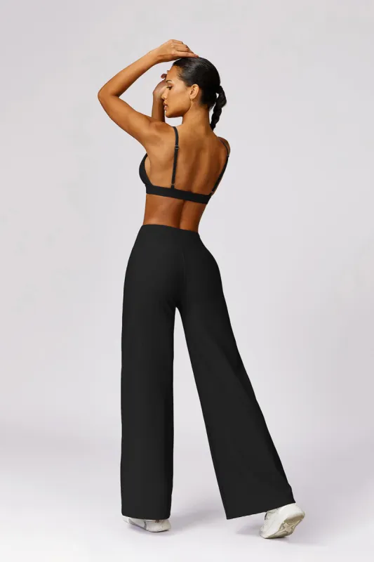 Deep V Backless Flared Leg Set sold by MOOSLOVER