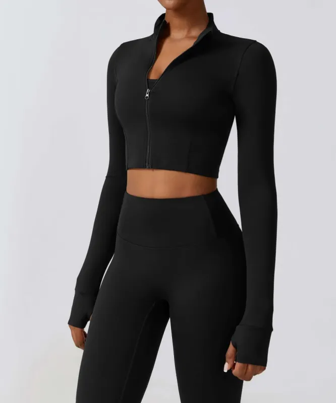 Zipper Long Sleeve Top sold by MOOSLOVER