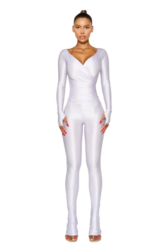 LANAI LONG-SLEEVED TOP - Lavender sold by CouCoo