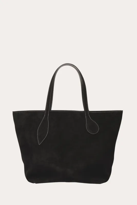 Sprout Tote Black Suede sold by Little Liffner
