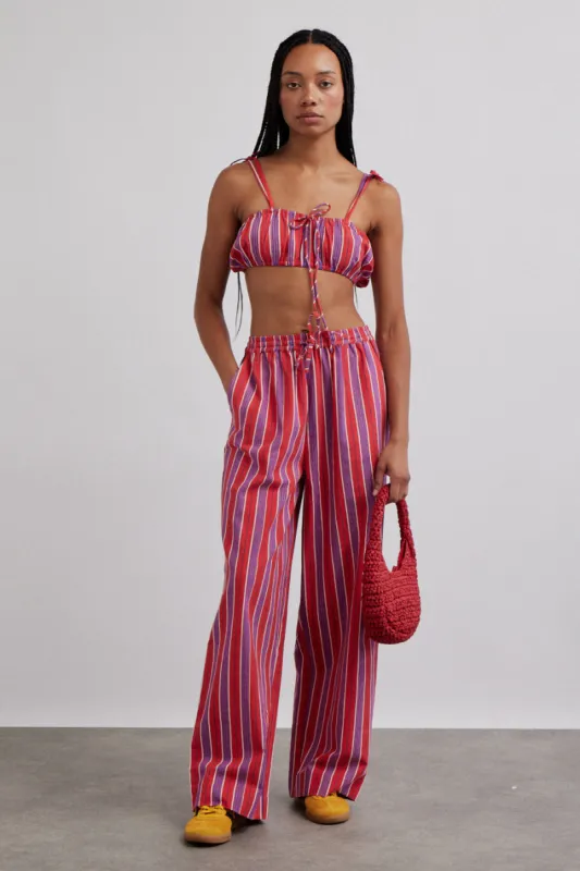 chlo trousers - red stripe | Parallel