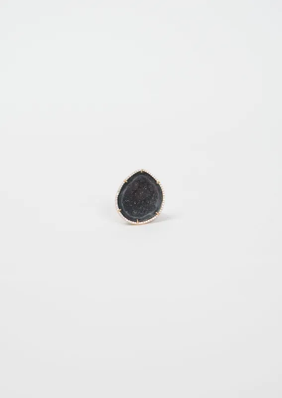 Black Rocky Ring sold by La Garconne