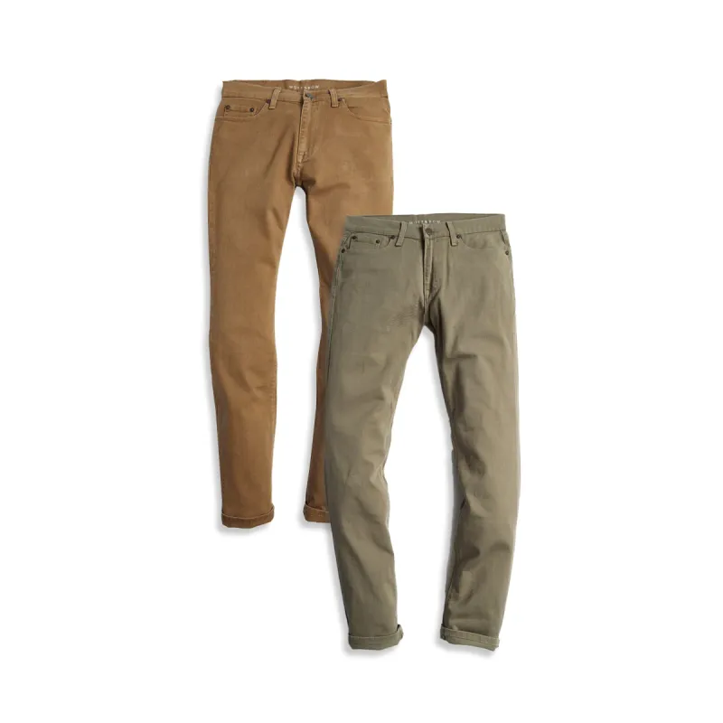 Straight Mercer Jeans 2-Pack sold by Mott & Bow