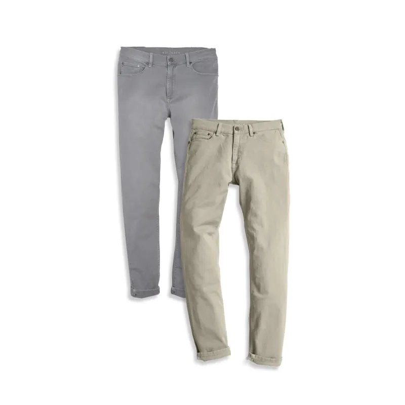 Straight Mercer Jeans 2-Pack sold by Mott & Bow