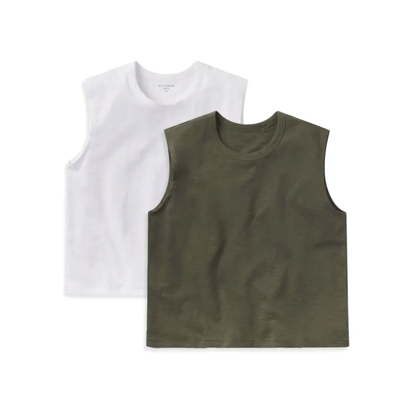 Relaxed Slub Tank 2-Pack sold by Mott & Bow