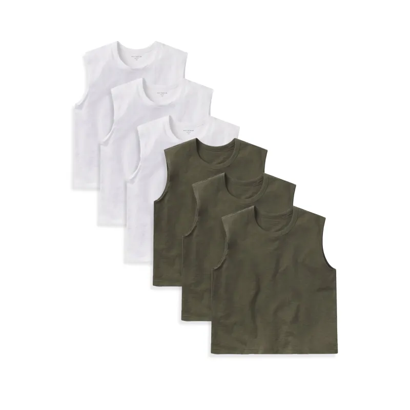 Relaxed Slub Tank 6-Pack sold by Mott & Bow