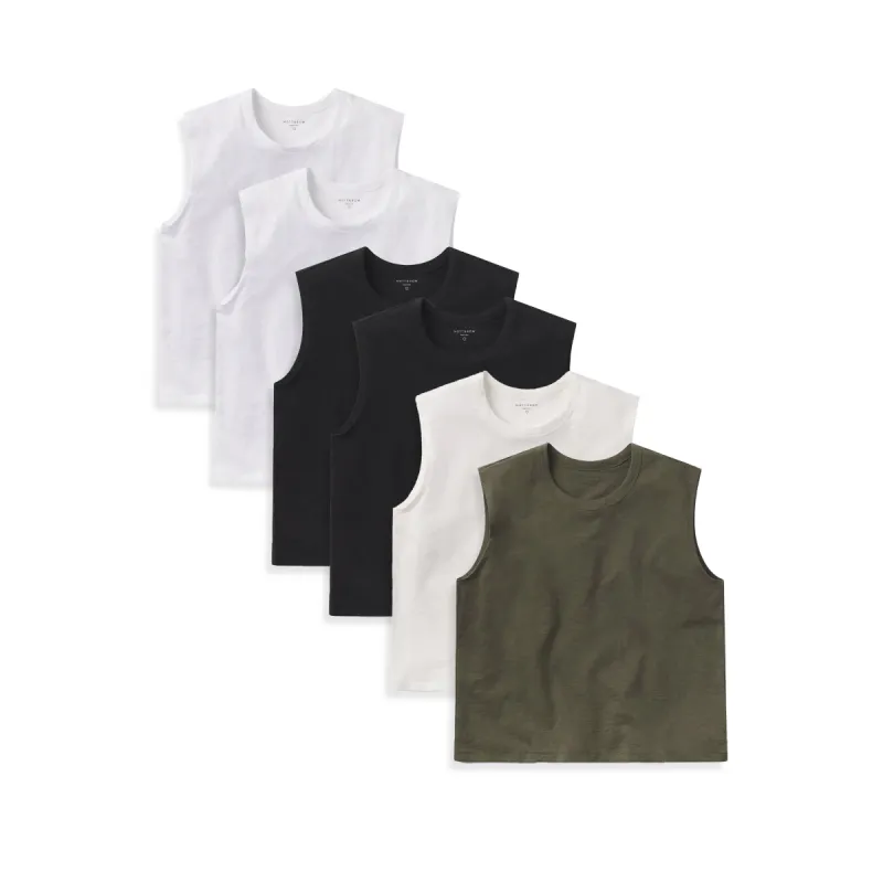 Relaxed Slub Tank 6-Pack sold by Mott & Bow