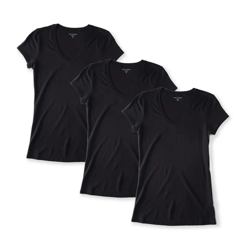 Fitted V-Neck Marcy 3-Pack sold by Mott & Bow
