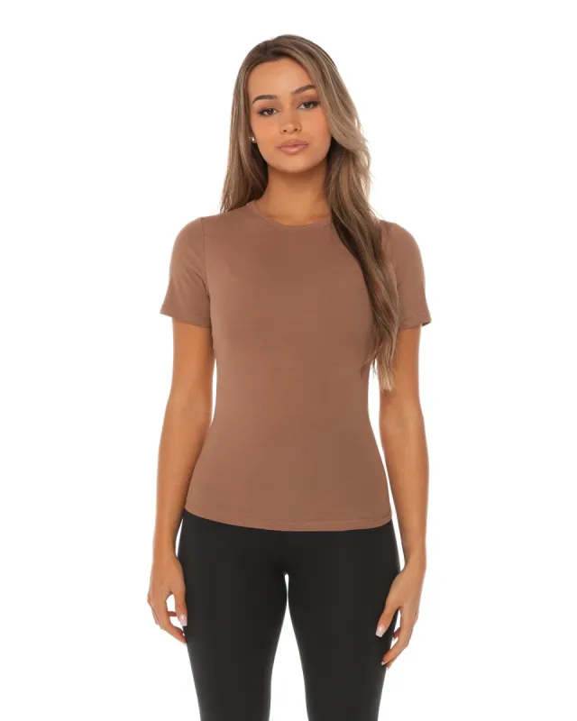 Charm Tee - Brown sold by Elite Eleven