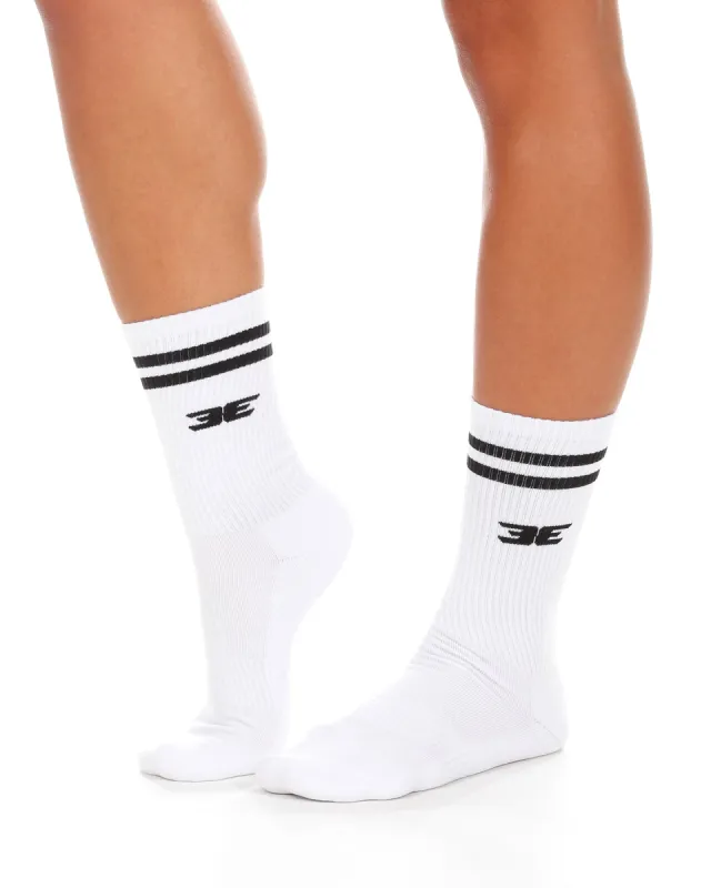 EE Crew Socks - White sold by Elite Eleven