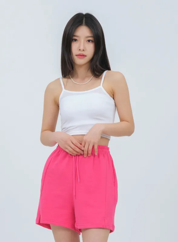 Basic Cropped Cami Top OA27 sold by Lewkin